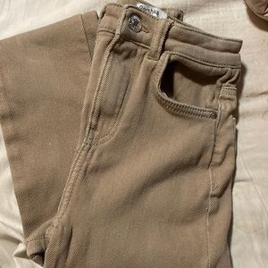 Bershka Super High-rise Jeans in size 00